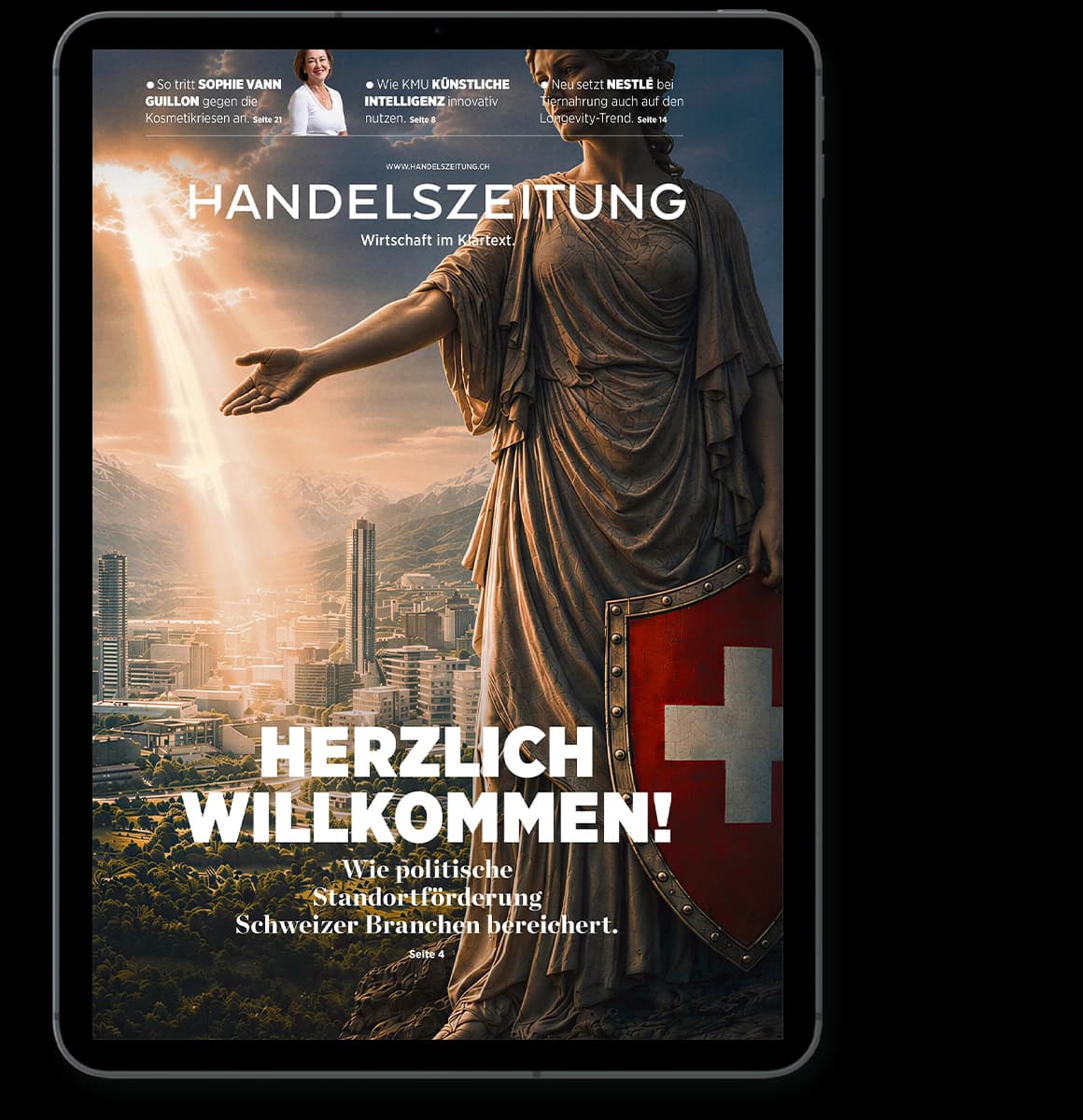 Handelszeitung E Paper Produkt Teaser