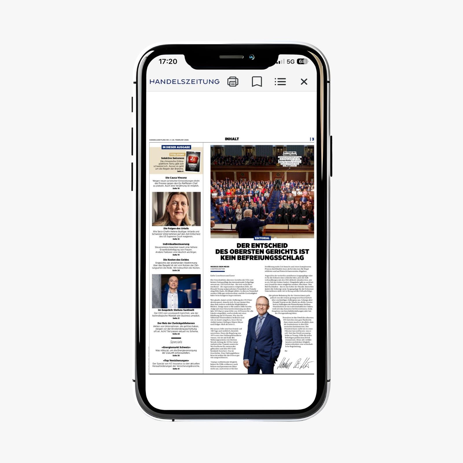 Handelszeitung E Paper (1) Produkt Teaser
